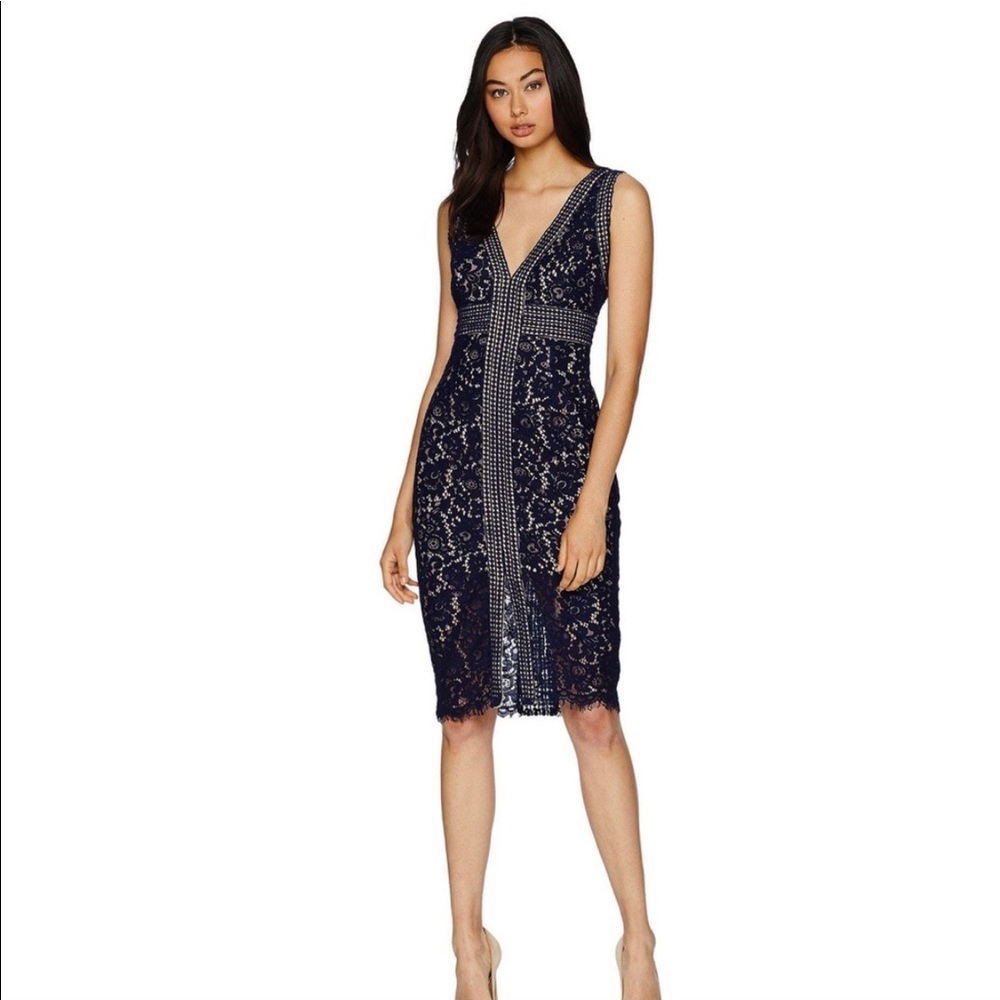 Bardot Lace Dress